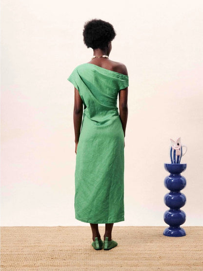 FRNCH 🇫🇷 - MORERE GREEN DRESS