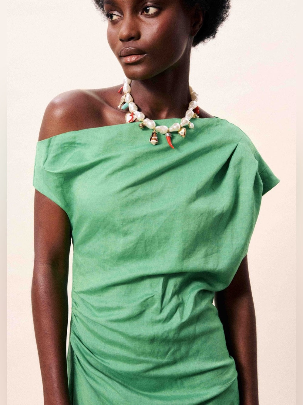 FRNCH 🇫🇷 - MORERE GREEN DRESS