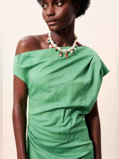FRNCH 🇫🇷 - MORERE GREEN DRESS