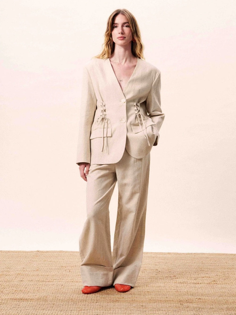 FRNCH - 🇫🇷 JUNCUS CREAM TROUSERS