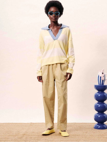FRNCH 🇫🇷 - NAIDA BEIGE TROUSERS