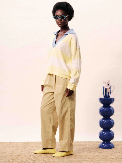 FRNCH 🇫🇷 - NAIDA BEIGE TROUSERS