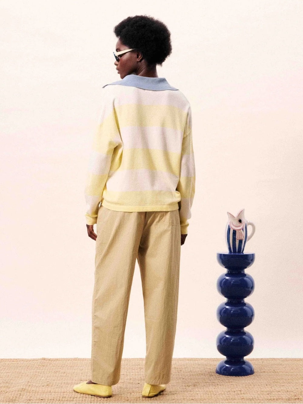 FRNCH 🇫🇷 - NAIDA BEIGE TROUSERS
