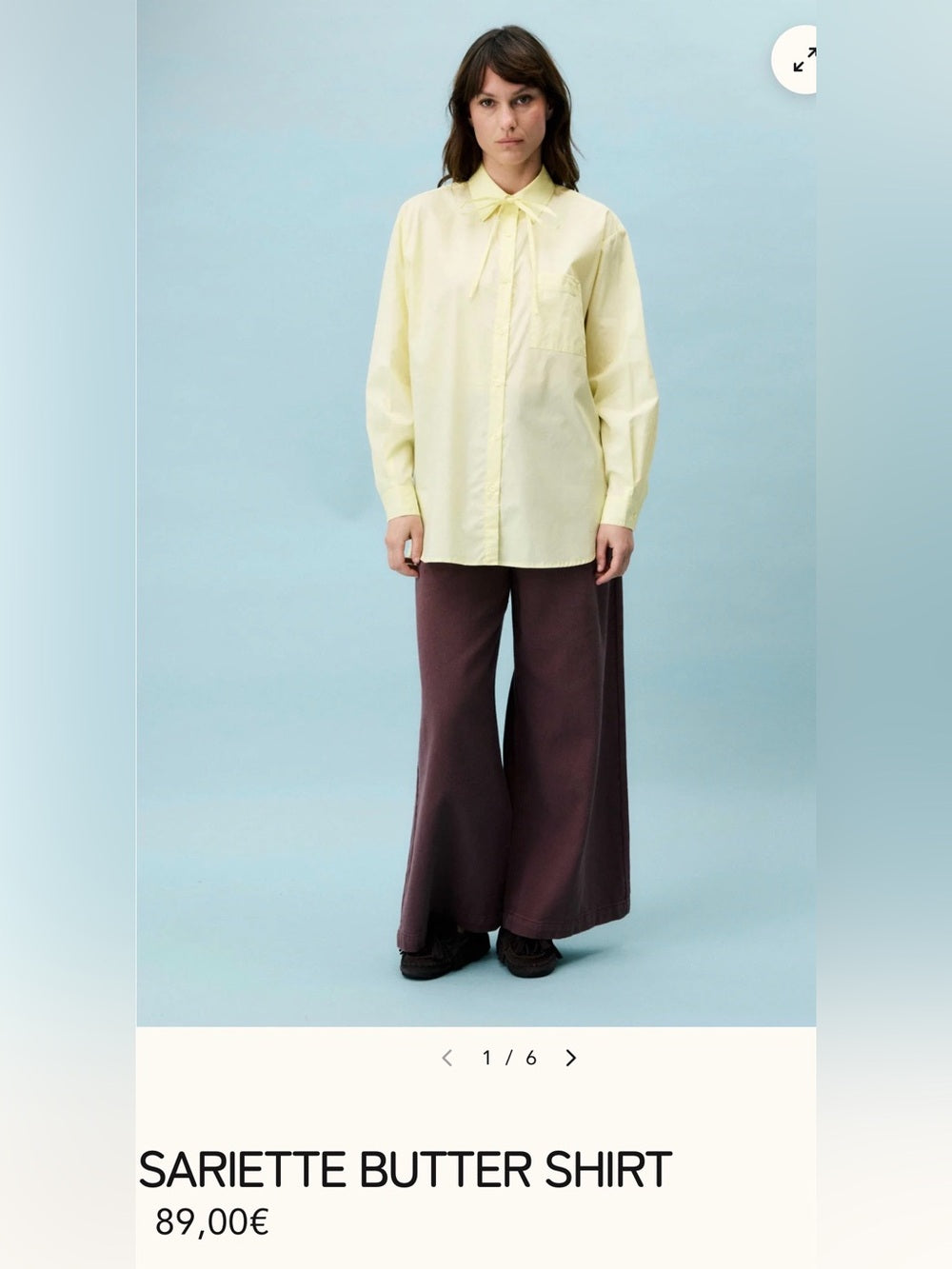 FRNCH 🇫🇷- SARIETTE BUTTER SHIRT