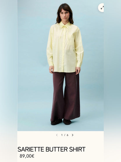 FRNCH 🇫🇷- SARIETTE BUTTER SHIRT