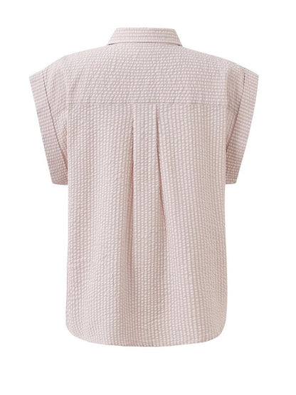 FRNCH 🇫🇷- GAETANA PALE PINK SHIRT