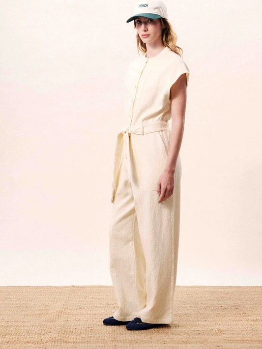 FRNCH 🇫🇷- CELESTIA CREAM JUMPSUIT