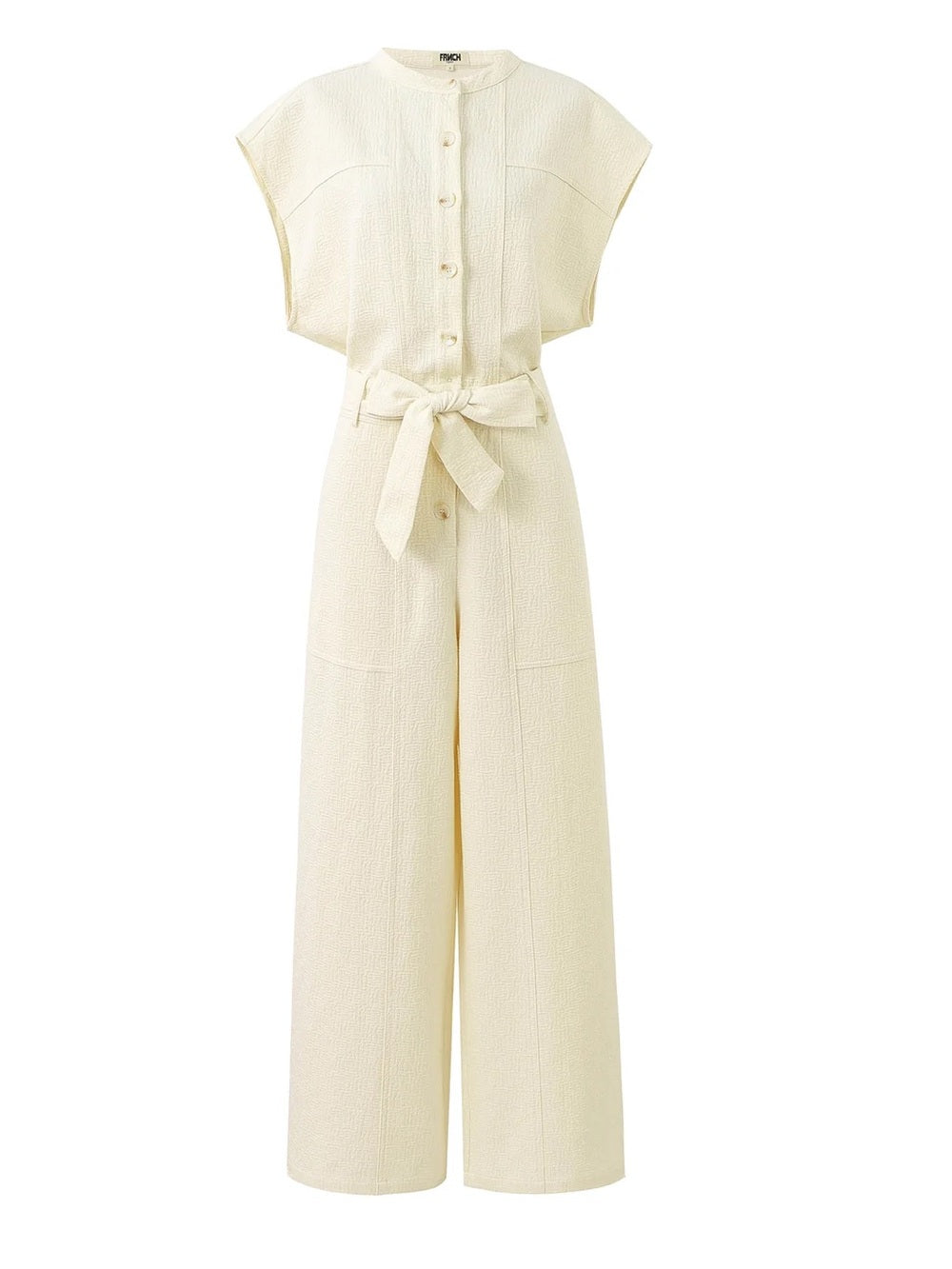 FRNCH 🇫🇷- CELESTIA CREAM JUMPSUIT