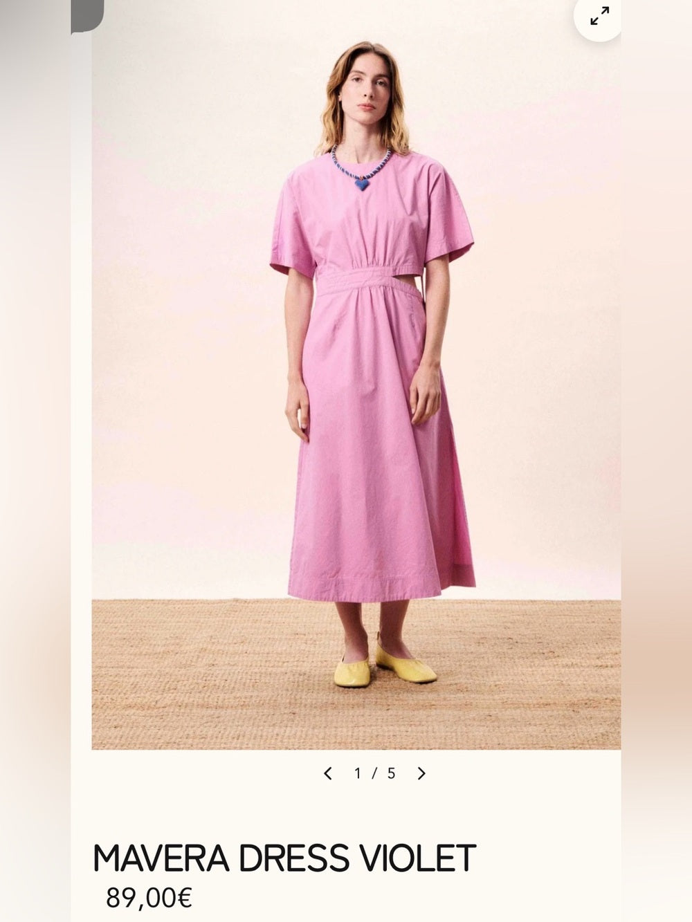 FRNCH 🇫🇷 MAVERA DRESS VIOLET