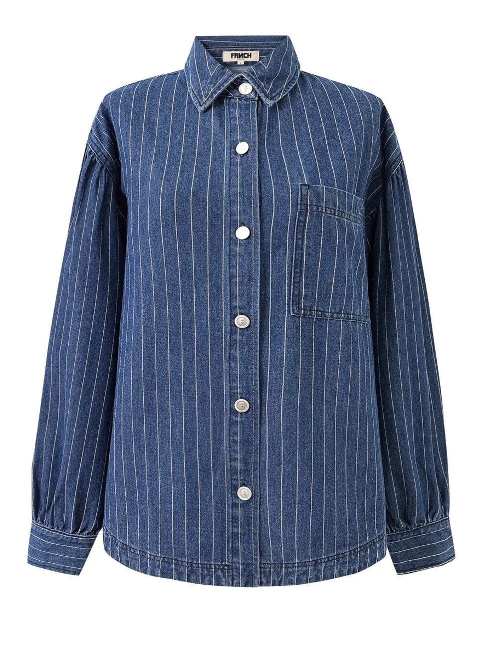 FRNCH 🇫🇷-FIDELIA DENIM SHIRT BLUE