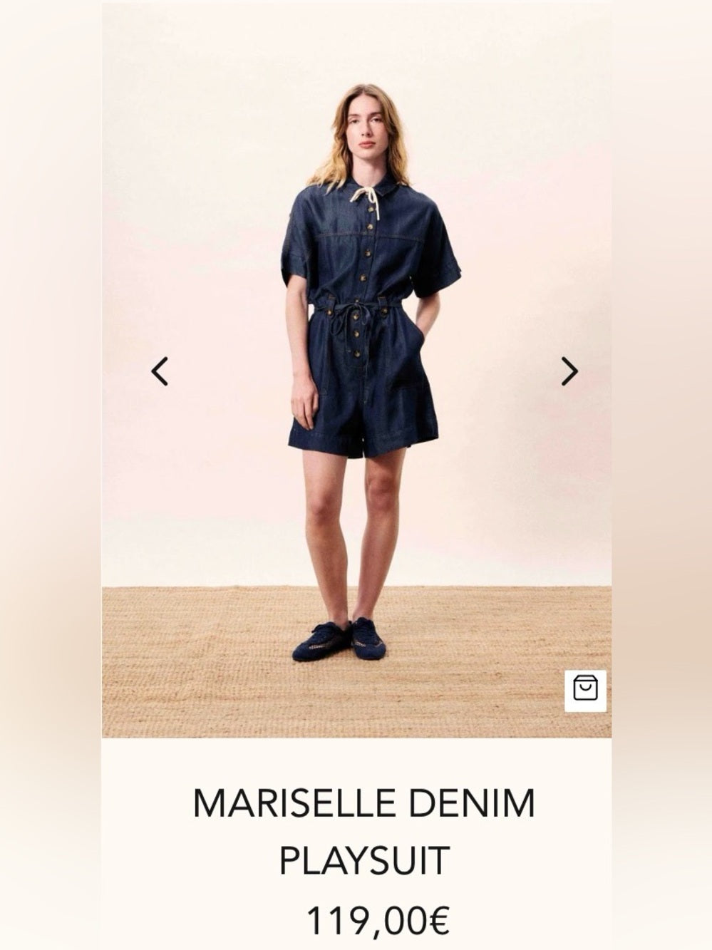 FRNCH 🇫🇷- MARISELLE DENIM
PLAYSUIT