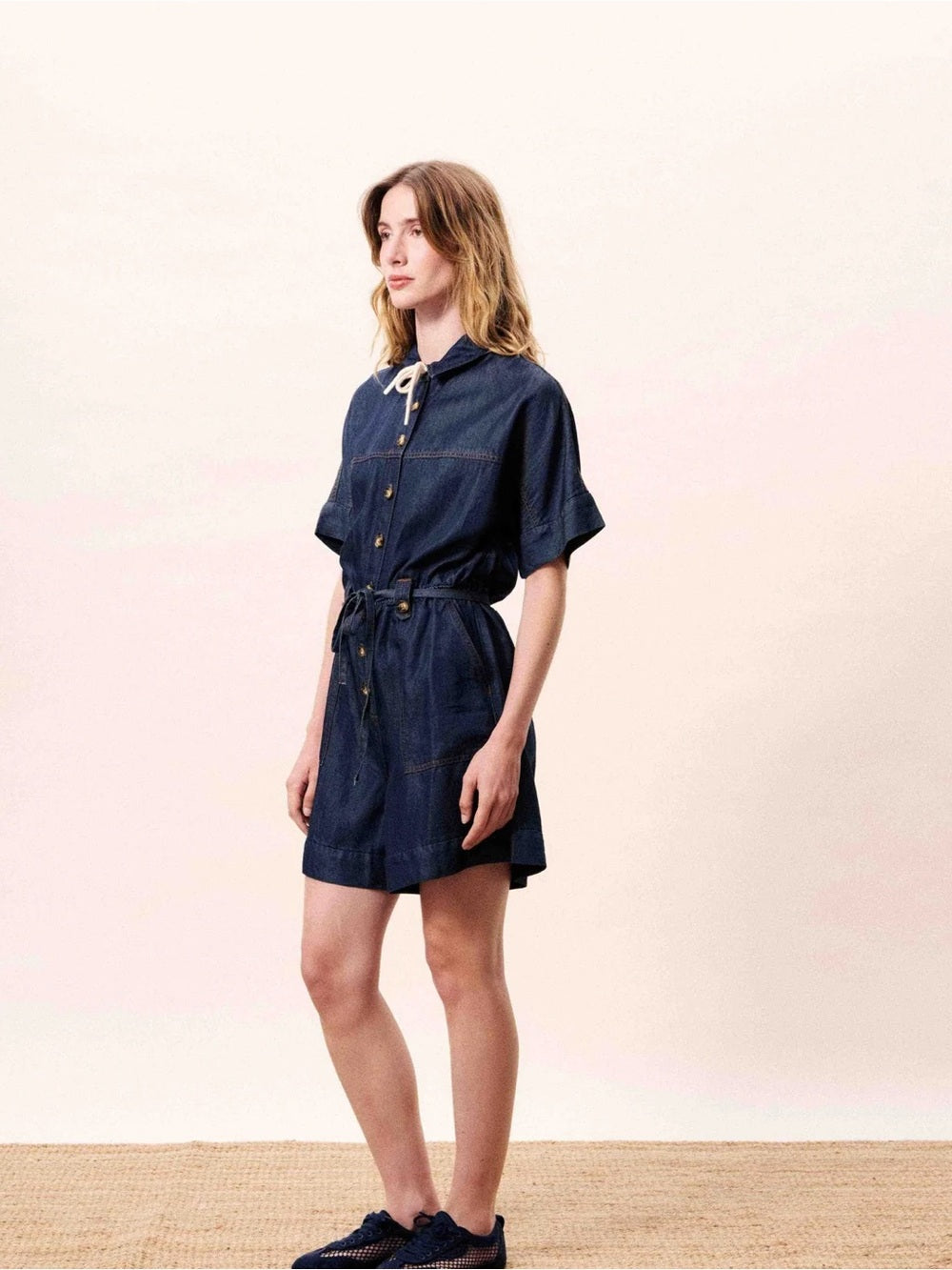 FRNCH 🇫🇷- MARISELLE DENIM
PLAYSUIT