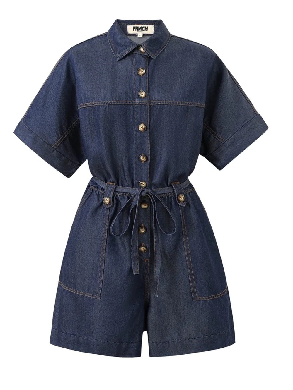 FRNCH 🇫🇷- MARISELLE DENIM
PLAYSUIT