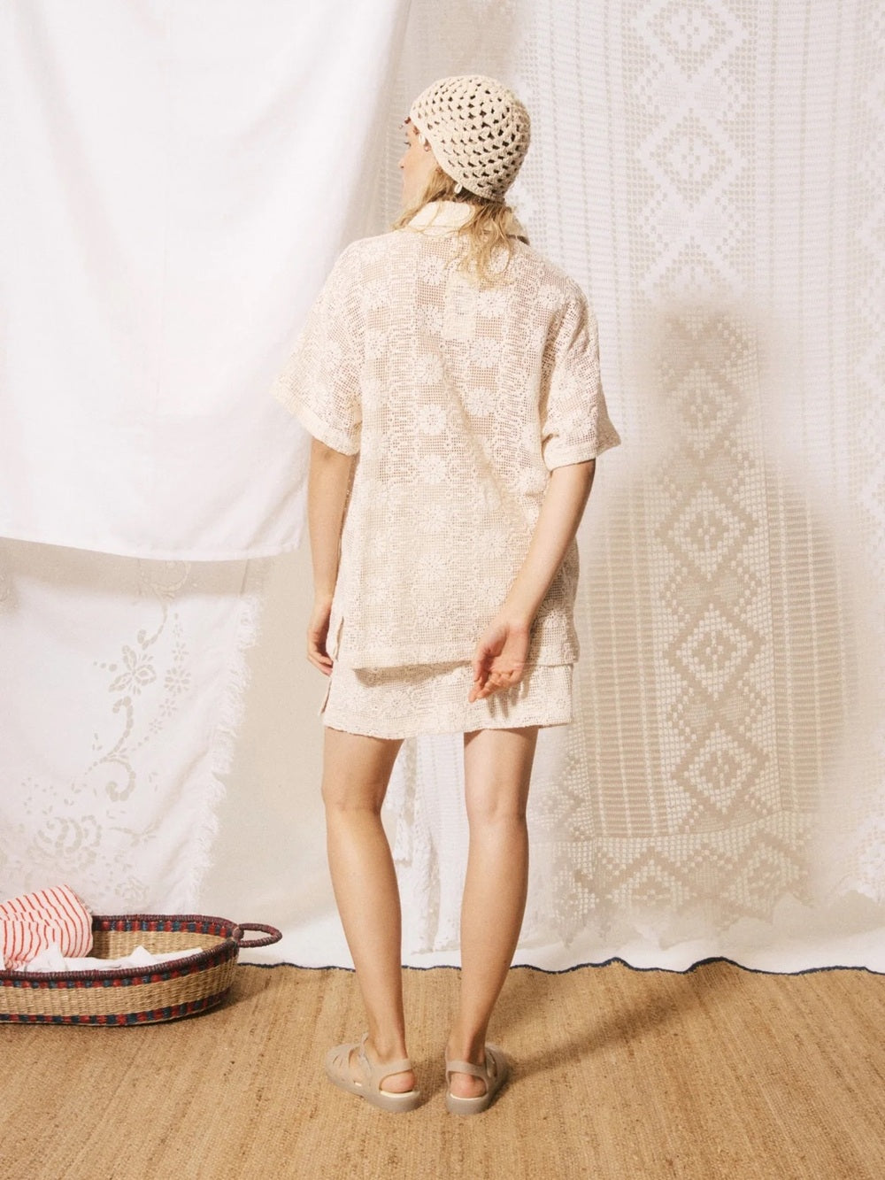 FRNCH -🇫🇷 ROCCO CREAM SKIRT