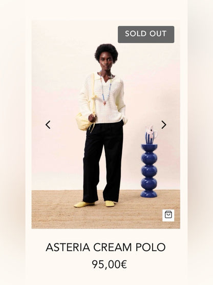 FRNCH 🇫🇷- ASTERIA CREAM POLO