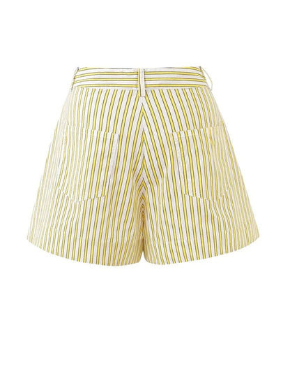 FRNCH 🇫🇷 - PALE YELLOW ORONZO SHORTS