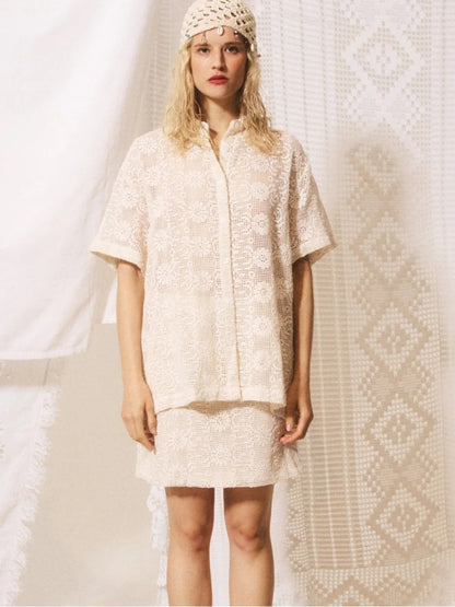 FRNCH 🇫🇷 VINCENZO CREAM SHIRT