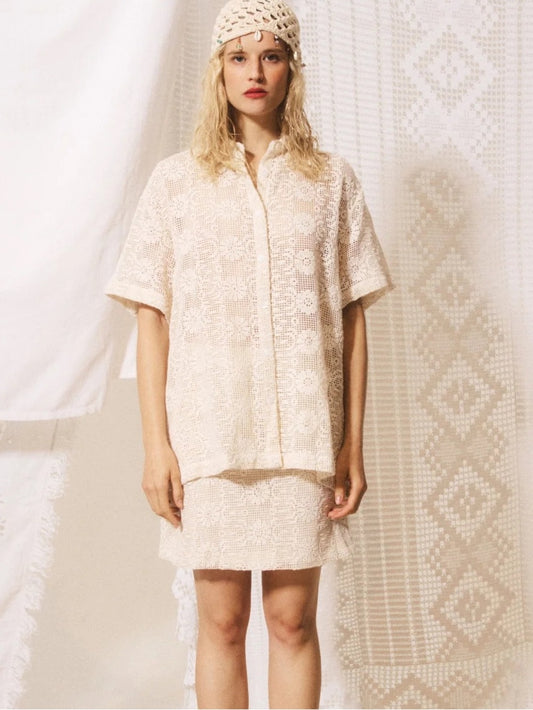 FRNCH 🇫🇷 VINCENZO CREAM SHIRT