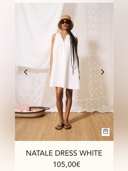 FRNCH 🇫🇷- NATALE DRESS WHITE