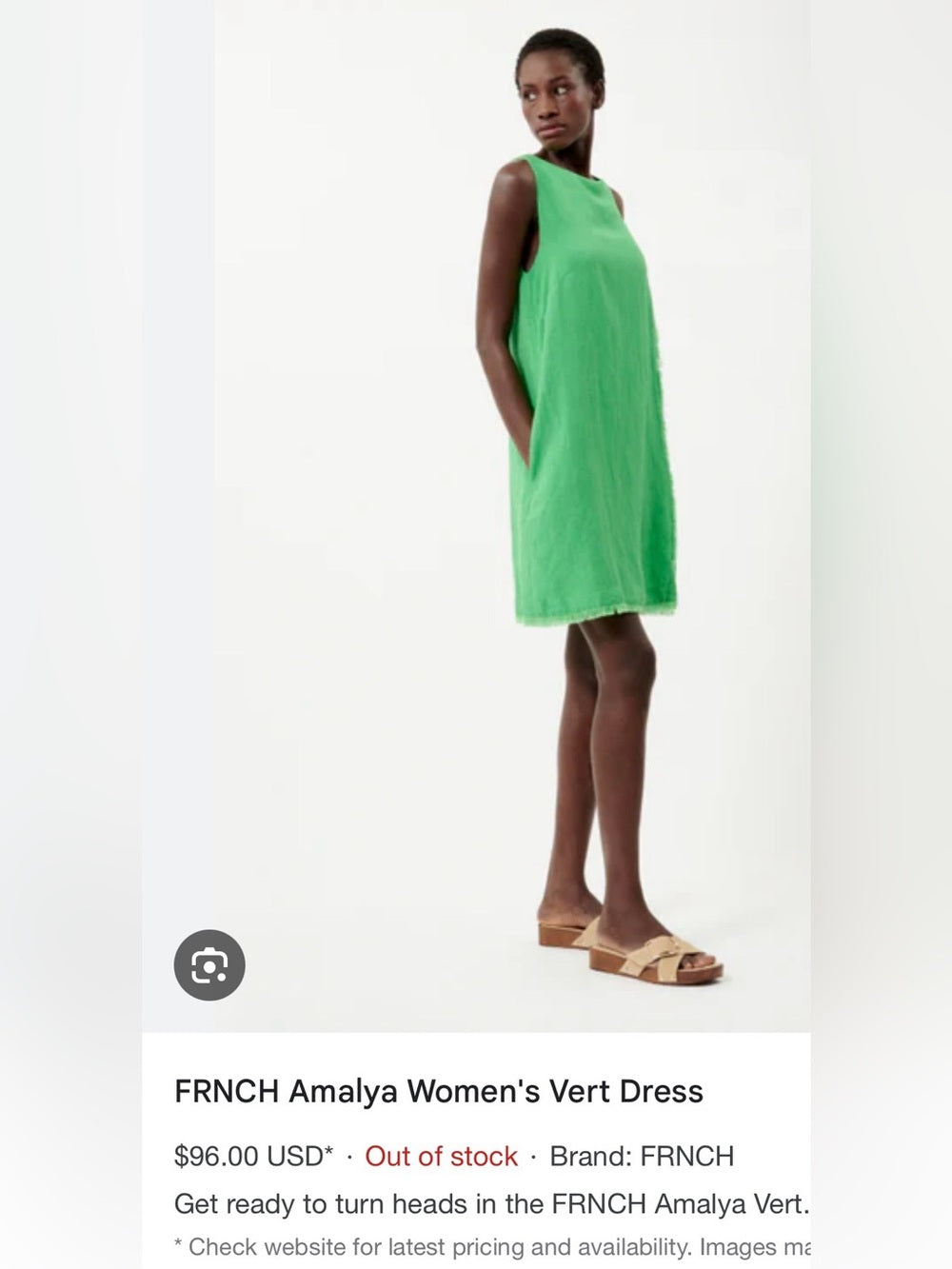 FRNCH 🇫🇷 Amalya Vert Dress!