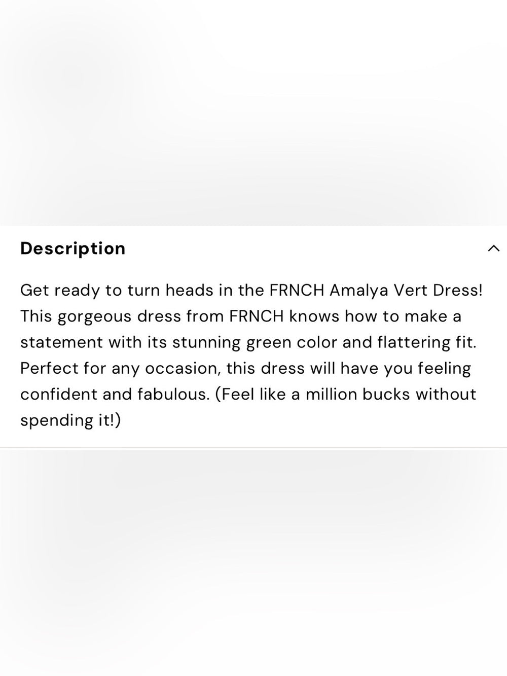 FRNCH 🇫🇷 Amalya Vert Dress!