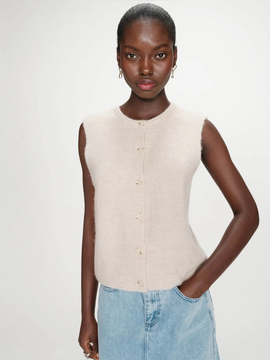 Grace & Mila - VOLLANDO sleeveless cardigan