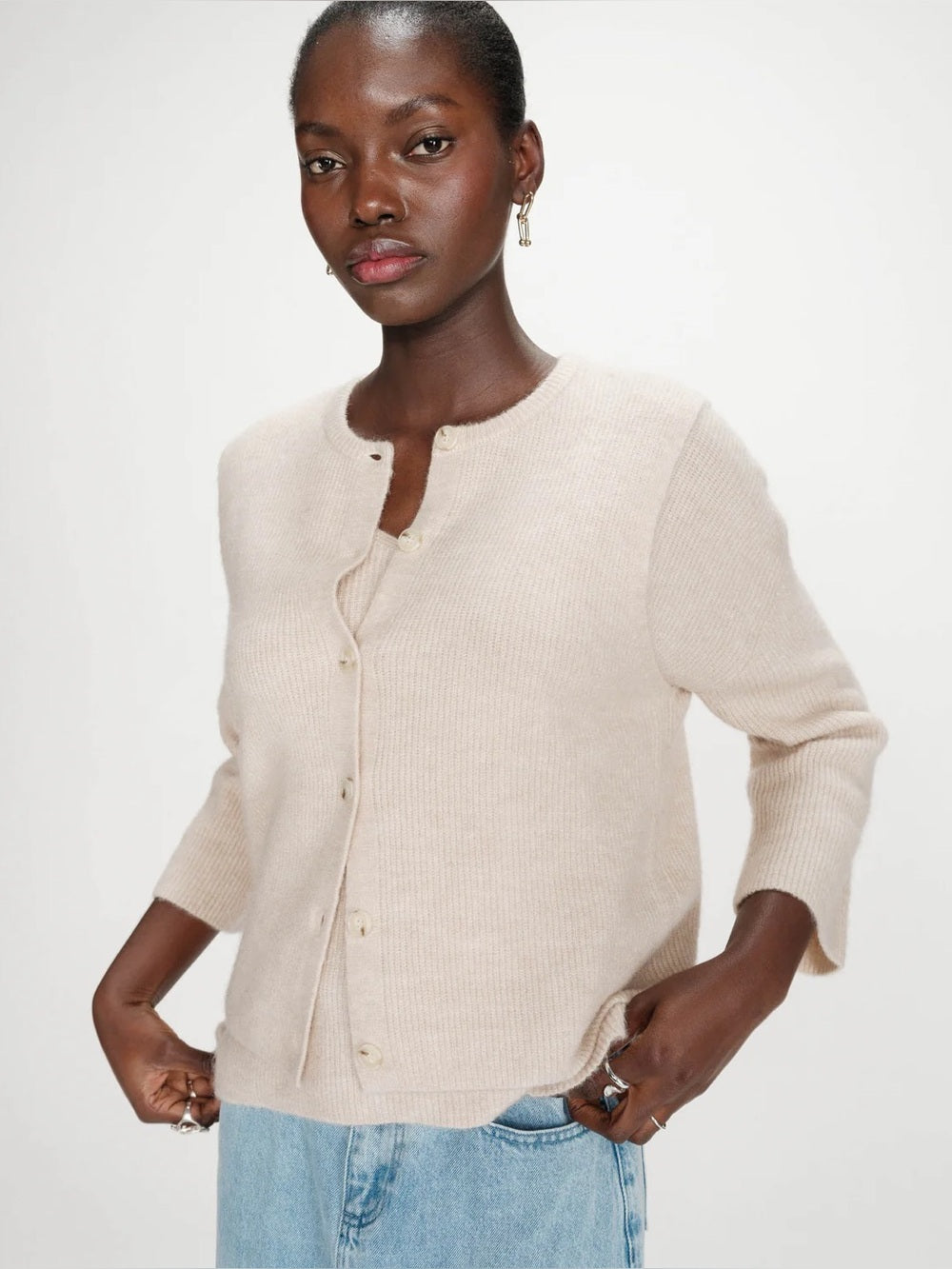 Grace & Mila - VOLLANDO sleeveless cardigan