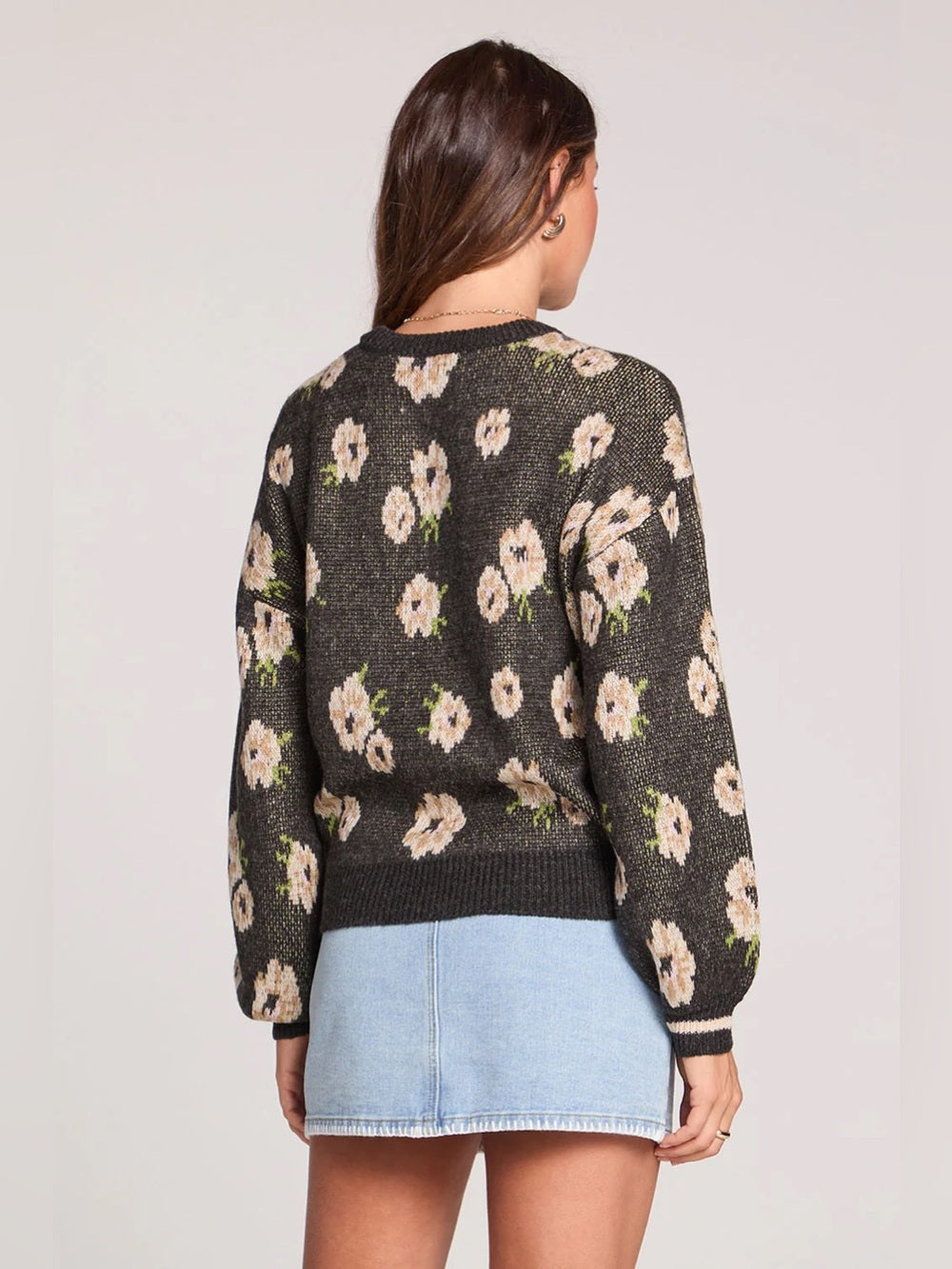 Saltwater LUXE 🌊 - Ronnie sweater in deep black