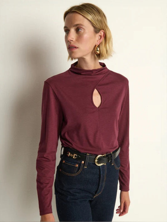 Nation Ltd - NAOMI KEYHOLE TEE - Port