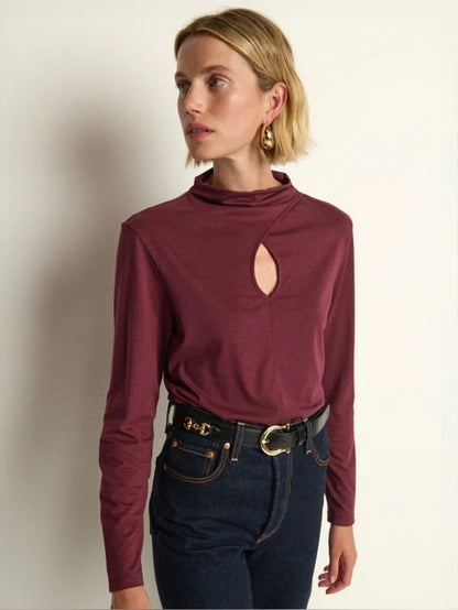 Nation Ltd - NAOMI KEYHOLE TEE - Port