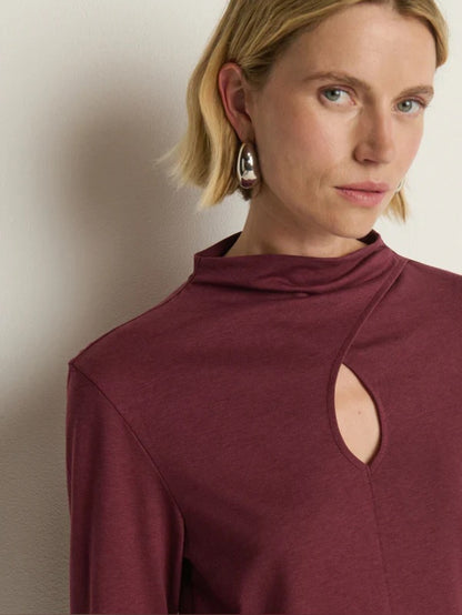 Nation Ltd - NAOMI KEYHOLE TEE - Port