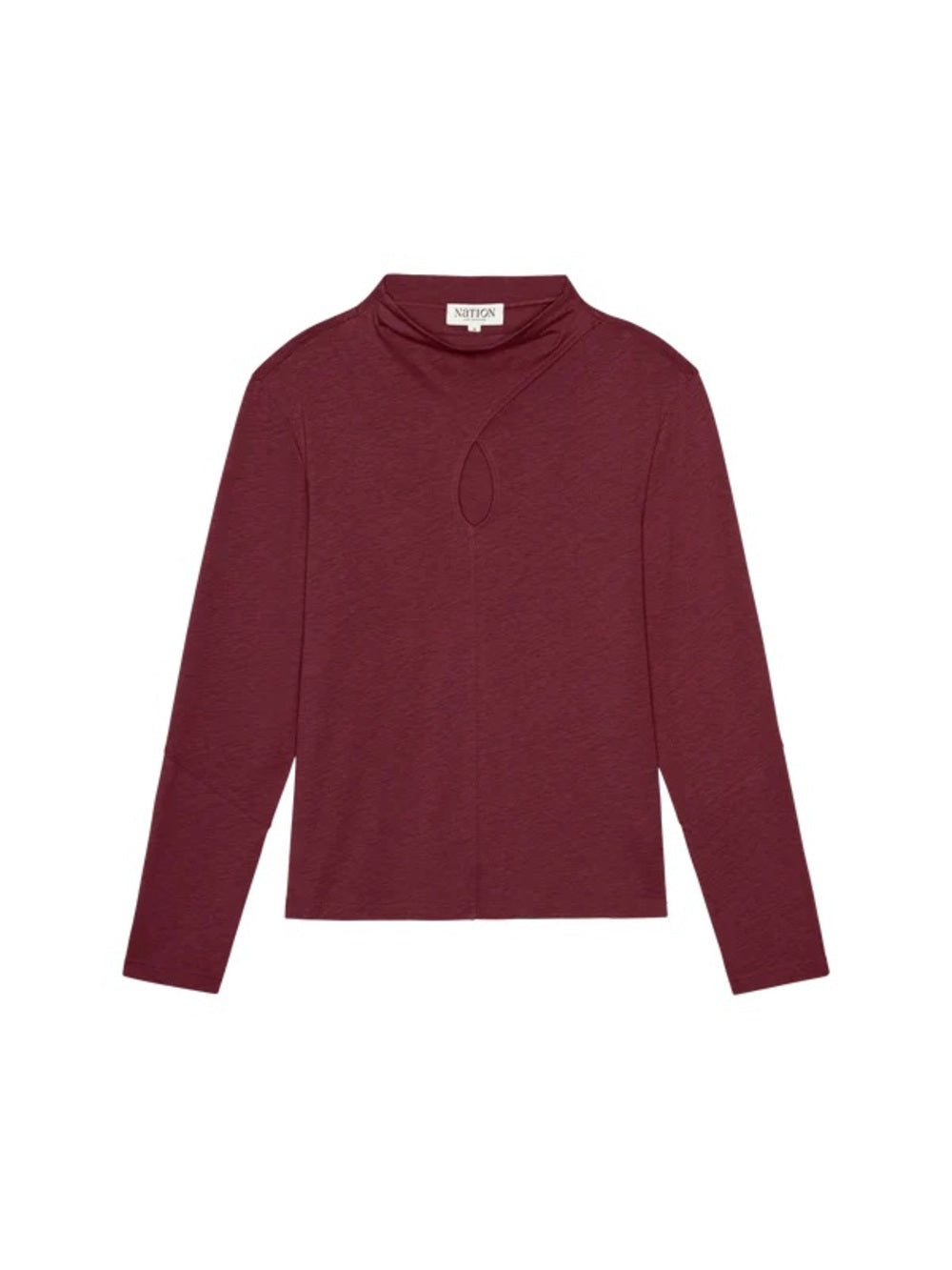 Nation Ltd - NAOMI KEYHOLE TEE - Port