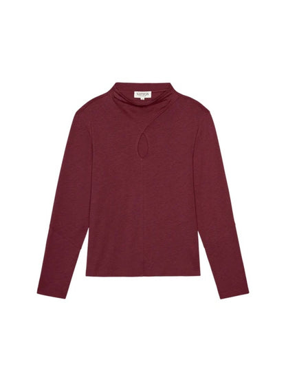 Nation Ltd - NAOMI KEYHOLE TEE - Port