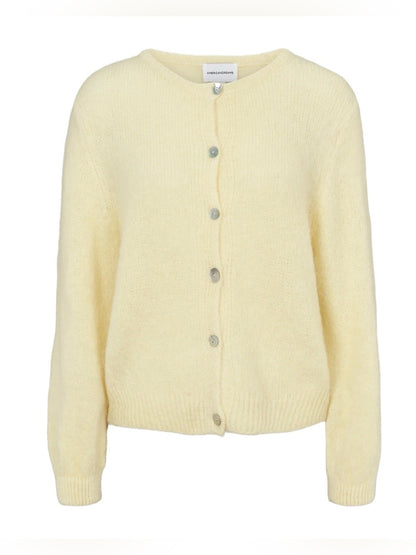 American Dreams 🇮🇹 - Susan Alpaca Cardigan Light Yellow