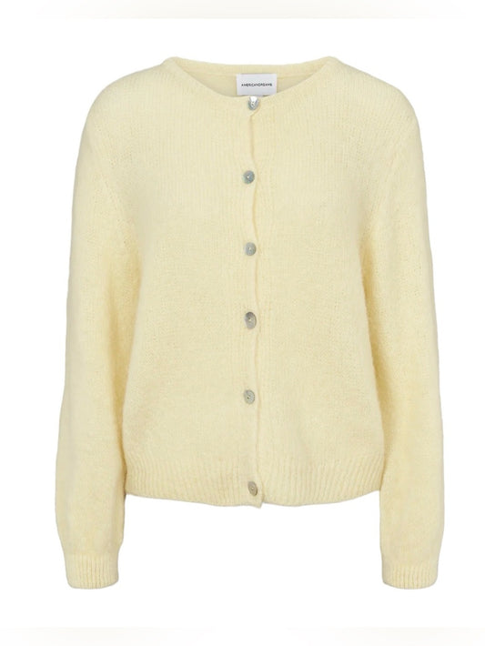American Dreams 🇮🇹 - Susan Alpaca Cardigan Light Yellow