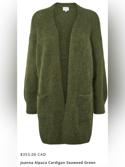 American Dreams 🇮🇹 - Seaweed Green Joanna Cardigan