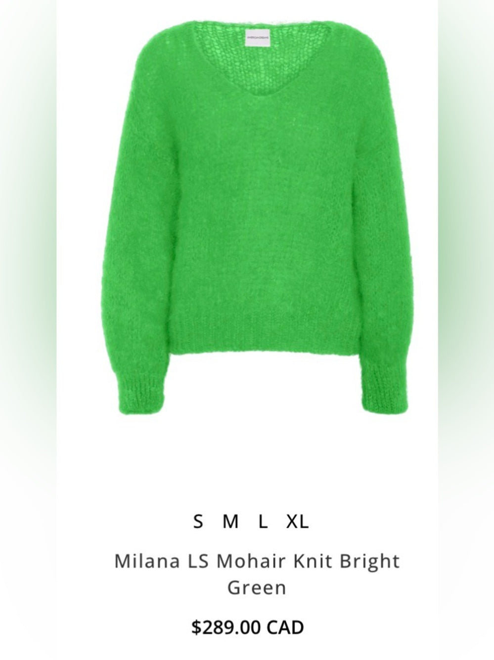 American Dreams 🇮🇹 - Milana Bright Green ($289)